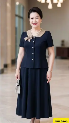 🧧 Chỉ bằng một bữa ăn ngoài, mẹ đã có ngay bộ váy sang trọng mặc đi tiệc, đi chơi hay gặp mặt họ hàng! #đầmtrungniên #quàtặngmẹ #váytrungniên #đầmdựtiệc #thoitrangtrungnien #damchome #giảmgiá #freeship #váyđẹp #setváytrungniên