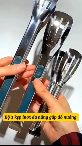 Bộ 2 Kẹp Inox Đa Năng Gắp Đồ Nướng #kepinoxdanang #thinhhanh #dodungtienich #dodungnhabep #giadungtienich #xuhuong #xuhuongtiktok 
