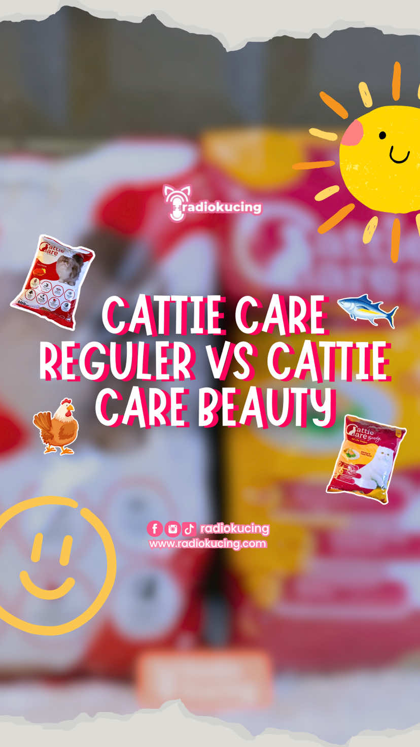 Yuhuuu Cat Lovers! Kali ini kita bakal battle-in Cattie Care Reguler VS Cattie Care Beauty! Yang ternyata kedua produk ini tuh punya perbedaan dari segi kandungan nutrisi dan keunggulannya masing-masing! Kira-kira produk mana nih yang punya kandungan nutrisi paling oke dan benar-benar sesuai untuk memenuhi kebutuhan si kucing kesayangan? Yuk nonton video selengkapnya di Channel Youtube Radiokucing! ========= Pengen belanja puas keperluan si kucing, tapi tetap hemat?🧐 Tenang aja!😆 Yuk gabung jadi bagian dari Member Radiokucing buat dapetin voucher belanja untuk setiap pembelian item di Radiokucing!😻✨ Lansung join sekarang dengan cara kirim DM ke Radiokucing untuk manfaatkan penawaran istimewanya!😻💖 Ps. Diskon berlaku untuk setiap item lho!😱💖 . . . #radiokucing #petshopbandung #RelatableCatThings #petshoponline #petshopbandungid #kucing #kucinglucu #kucinggemes #videokucinglucu #videokucing #faktakucing #kucing #cattrovert #penyukakucing #faktaunikkucing #keunikankucing  #kucing #informasikucing 