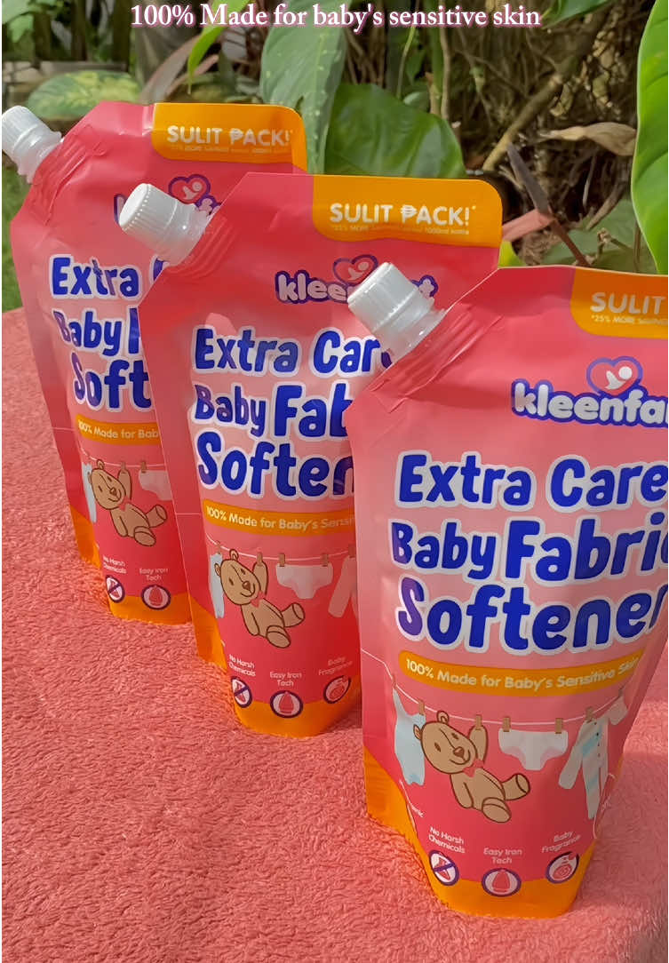 baby fabric softener, sulit pack🩷 #fyp #foryoupage #foryoupageofficiall #kleenfant #fabricsoftener #babyneeds #nesting 