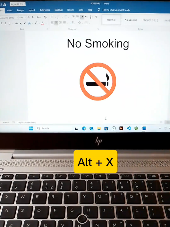 No Smoking 🚭 Ms Word Symbol Shortcut Key Computer 🖥️ Shortcut Key #foryou #foryoupagе #fyp #computer #tech #trick #word #pc #laptop #viral #reels #shorts #windows 