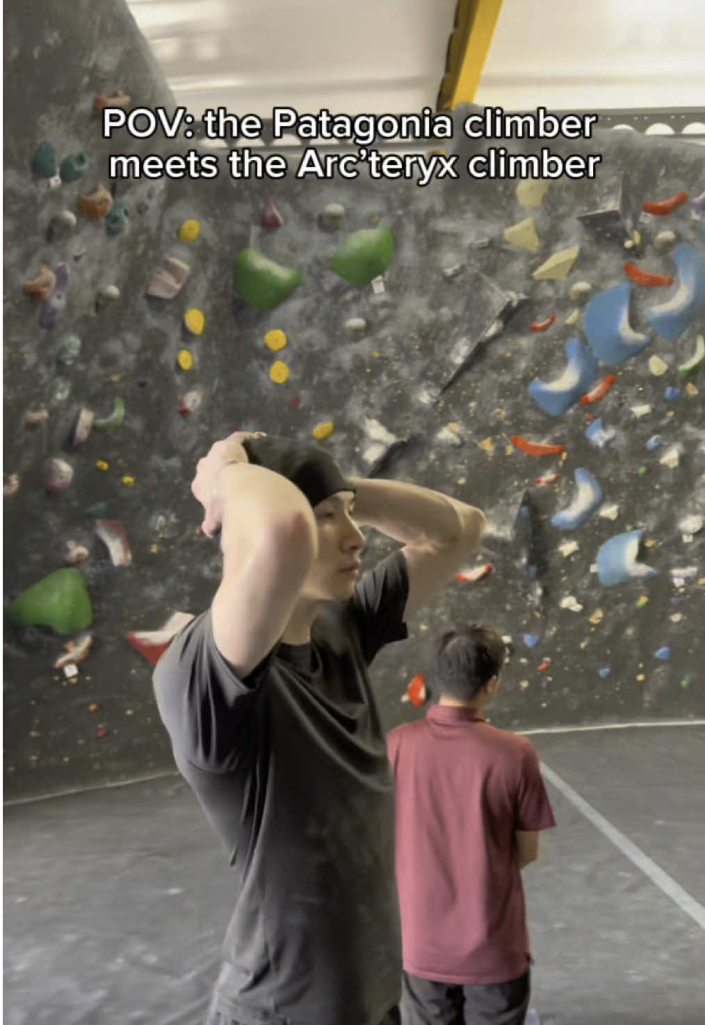 arc'teryx mog @exashenanigans  #fyp #viral #patagonia #arcteryx #clothes #climbing #climb #bouldering #competition #comp