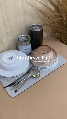Dish dryer pad multifungsi 🤩✨ terbuat dari bahan diatomite tebal & halus, berkualitas tinggi, tidak beracun, dan aman digunakan. Yuk buruan order sekarang, stok terbatas 🤩🔔✨‼️‼️ #fyp #dishdryer #alaspengeringpiring #alaspengering #foryou #promoguncang77 