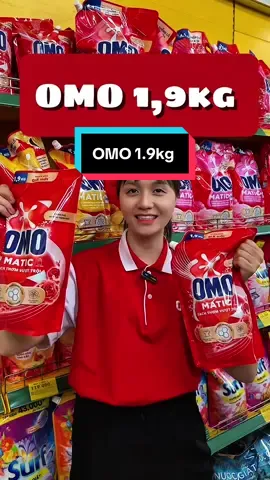 OMO 1.9kg  => Nhỏ gọn , tiện lợi , sạch thơm Ghé Bách Hoá Xanh gần nhất để mang em về nha 🥰 #xuhuong #unilever #bachhoaxanh #khuyenmai #binhbanxabong #omo 