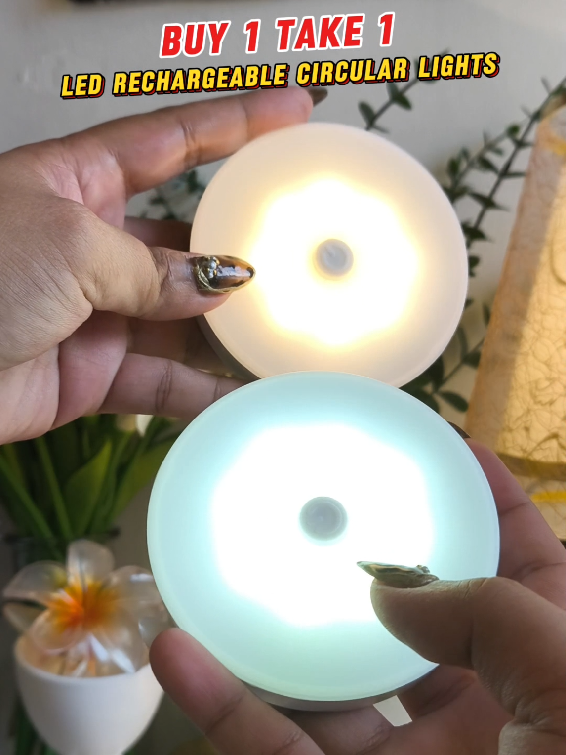 Buy 1 Take 1 LED rechargeable Magnetic circular night lights #circularlight #rechargeableledlight #magneticlight #light #nigthligths #trendingnow #fyppppppppppppppppppppppp 