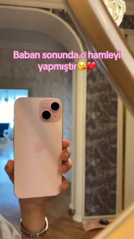 Tsk baba☺️🥹#iphone15 #yenitelefon #pinkiphone15 