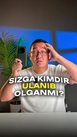 Sizga kimdir ulanib olganmi?