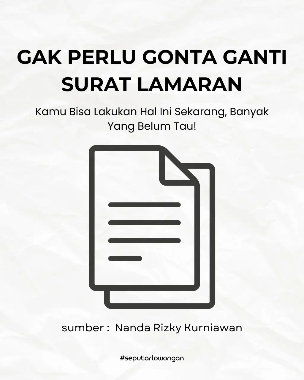 setiap lamar kerja harus edit atau ubah surat lamaran dulu, coba pake cara ini biar lebih menghemat waktumu. #seputarlowongan #loker #suratlamarankerja #lamarankerja #berkaslamaran #fyploker 
