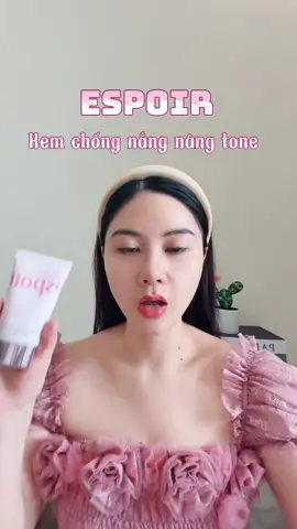 Chống nắng toàn diện,kiềm dầu tốt nha mí bà#espoir #kemchongnangespoir #kemchongnangnangtone 