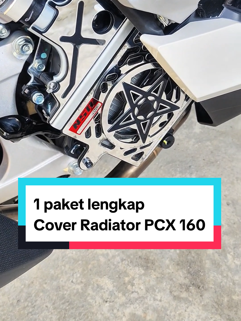 Cover Radiator PCX 160 berfungsi untuk melindungi radiator dari kerikil. #PCX160 #CoverRadiatorPCX #RadiatorGuard #ModifPCX #AksesorisPCX #PCXModifikasi #PCXIndonesia #RadiatorSpinner #MotorKeren #PCXUpgrade #PCXStyle #TampilanMewah #PCXHarian #PCXRadiator #CoverRadiatorKeren #aksesorismotor 