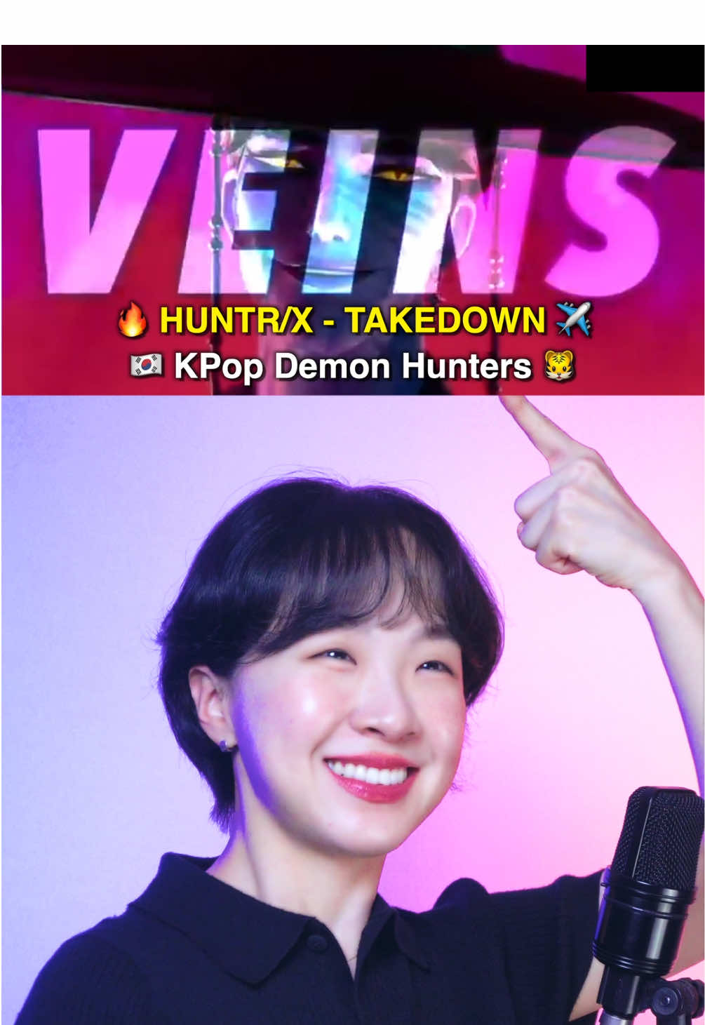 🇰🇷 HUNTR/X - TAKEDOWN  #kpopdemonhunters #Singing #Cover @Netflix 