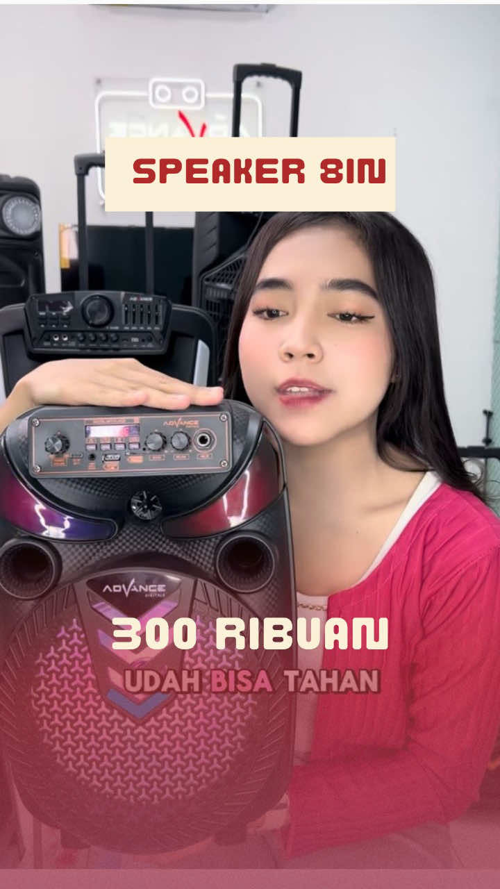 Soeaker 8in cuma 300ribuan!!! Free 1 mic wireless dan bisa kamu bawa travelling, wajib punya ya!!! Keren banget! #speakerbluetooth #speaker #musiceverywhere #promo77 