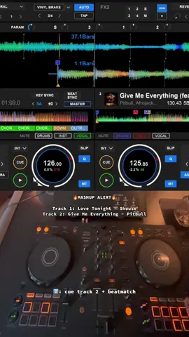 LOVE TONIGHT X GIVE ME EVERYTHING?!  💡Mashup idea? Drop in the comments! #flx4 #dj #bedroomdj #mashup #rekordbox 