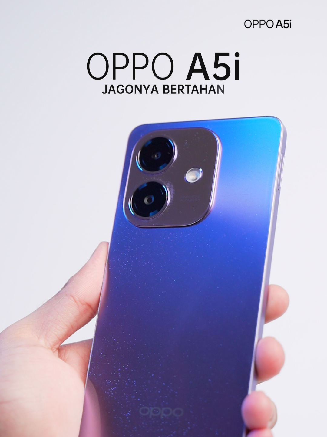 Elegan di genggaman, tangguh dalam performa. OPPO A5i hadir dengan desain refined, baterai tahan lama, dan pengalaman yang halus di setiap sentuhan. Smartphone yang bukan hanya terlihat mewah—tapi juga terasa berkualitas. ✨📱 #Oppo #OppoAi #oppoaiphone #TahanBantingKelasMiliter
