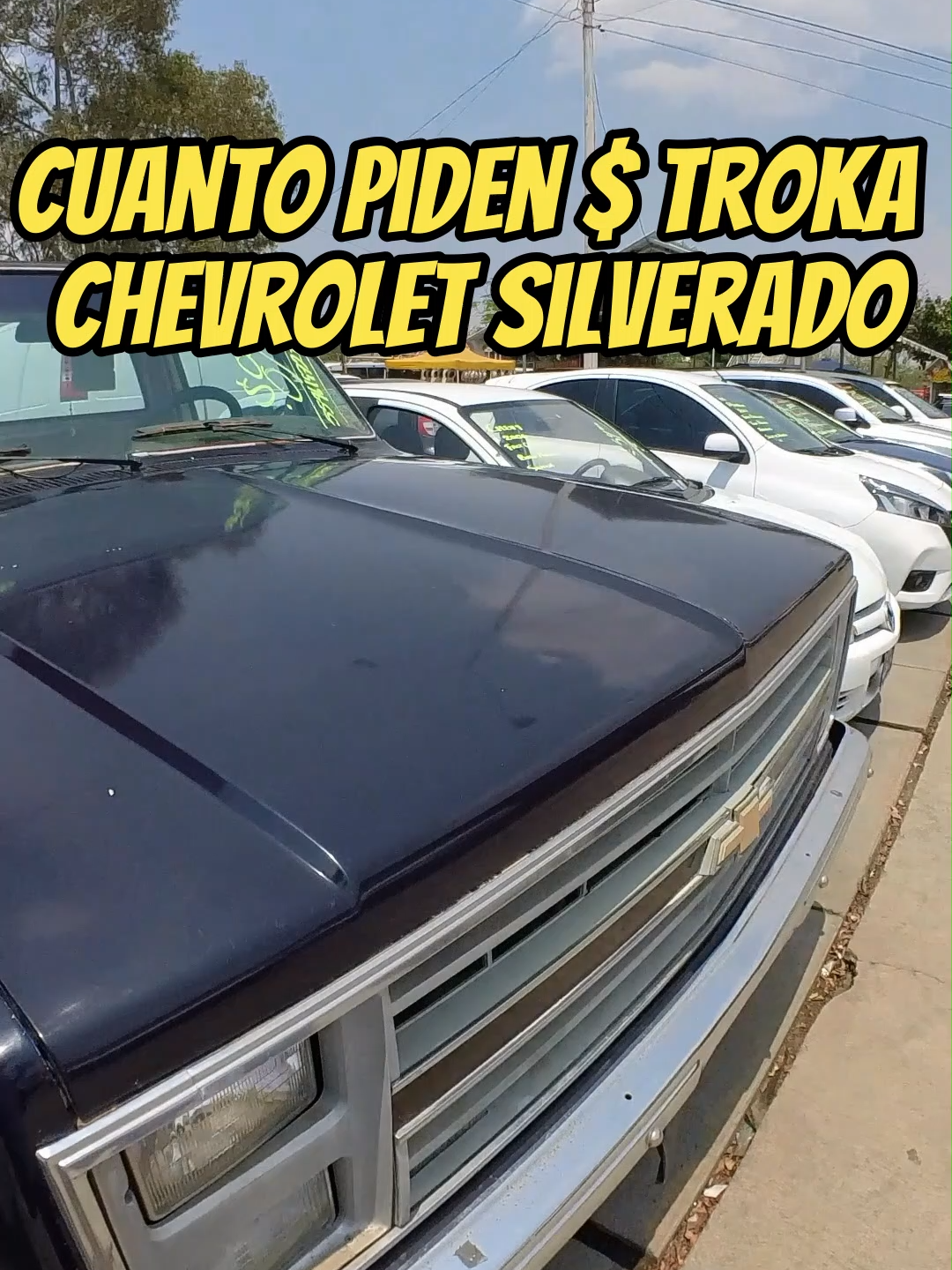 TROKA chevrolet silverado mira cuanto piden 💲 en el tianguis de autos ¡¡¡ #trokas #trokastumbadas #autosDeSegundaMano #TianguisDeAutos #TIANGUIS #camionetas