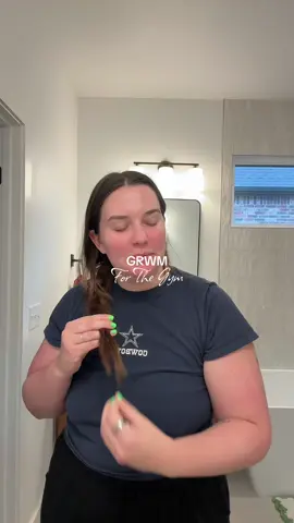 Grwm for the gym #fyp #GymTok #gymgrwm #grwm #grwmroutine #grwmhair  @Crunch Fitness 