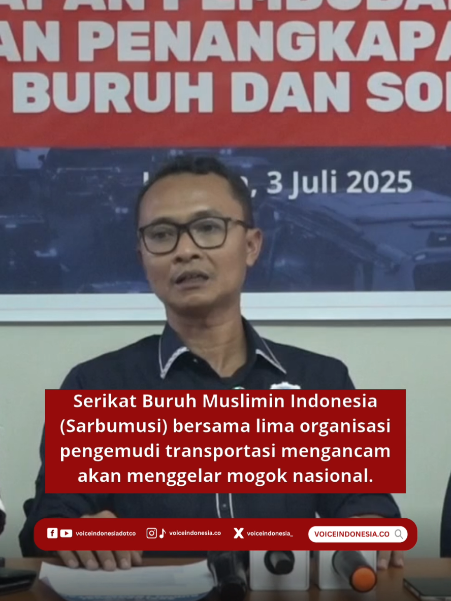 Pengemudi Truk  mengancam akan menggelar mogok nasional jika Menteri Koordinator Investasi dan Pemerintahan Kewilayahan (Menko IPK), serta Menteri Perhubungan tidak merespons tuntutan mereka dalam sembilan hari ke depan.#odol #sarbumusi #pengemuditruk #sopirtruk #odol 