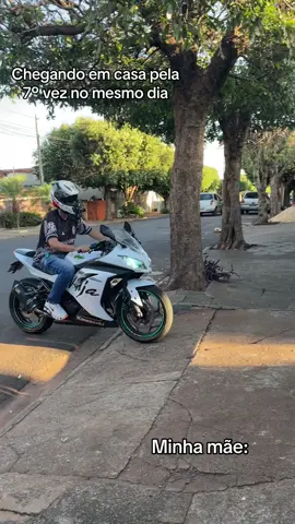 Vou matar a veia🤣    #kawasaki #ninja300 #motorcycle #moto #fyp 
