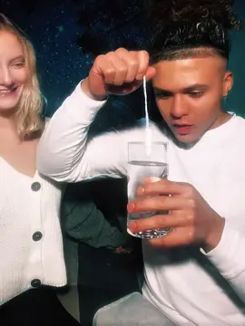 Girlfriend showing how a tampon works for her boyfriend