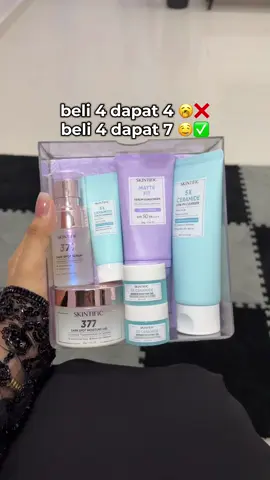 dapat 7item weh memang berbaloi sgt 😘 #skintificmy #setskincareskintific #fyppppppppppppppppppppppp 