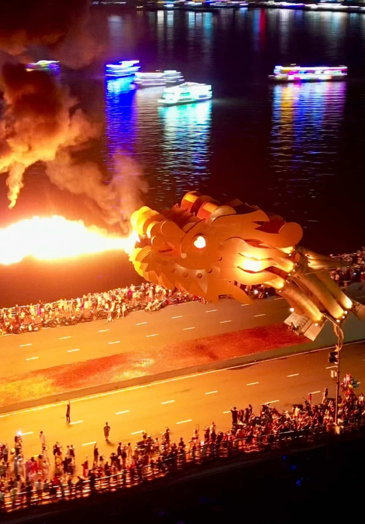#DragonBridge #DaNangVietnam #VietnamTravel #FireAndWaterShow #NightInDaNang #ExploreVietnam #TravelAsia #HanRiver #PuenteDelDragón #DaNang #VietnamTrip #EspectáculoDeFuego #ViajeAVietnam #NocheEnDaNang #TurismoEnAsia #RíoHan 
