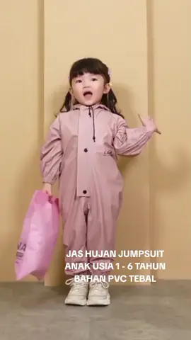 JAS HUJAN JUMPSUIT ANAK UNTUK USIA 1 - 6 TAHUN #jashujananak #jashujanjumpsuitanak 