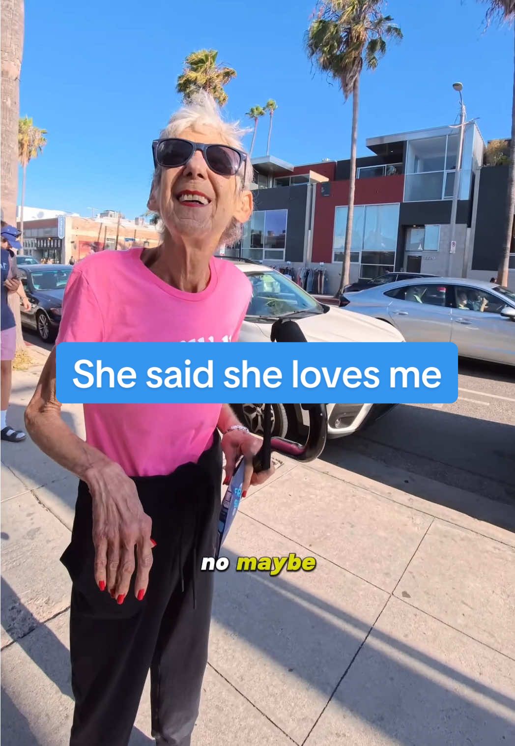 She said she loves me at the end 😳💅  #streetinterview #fypシ 