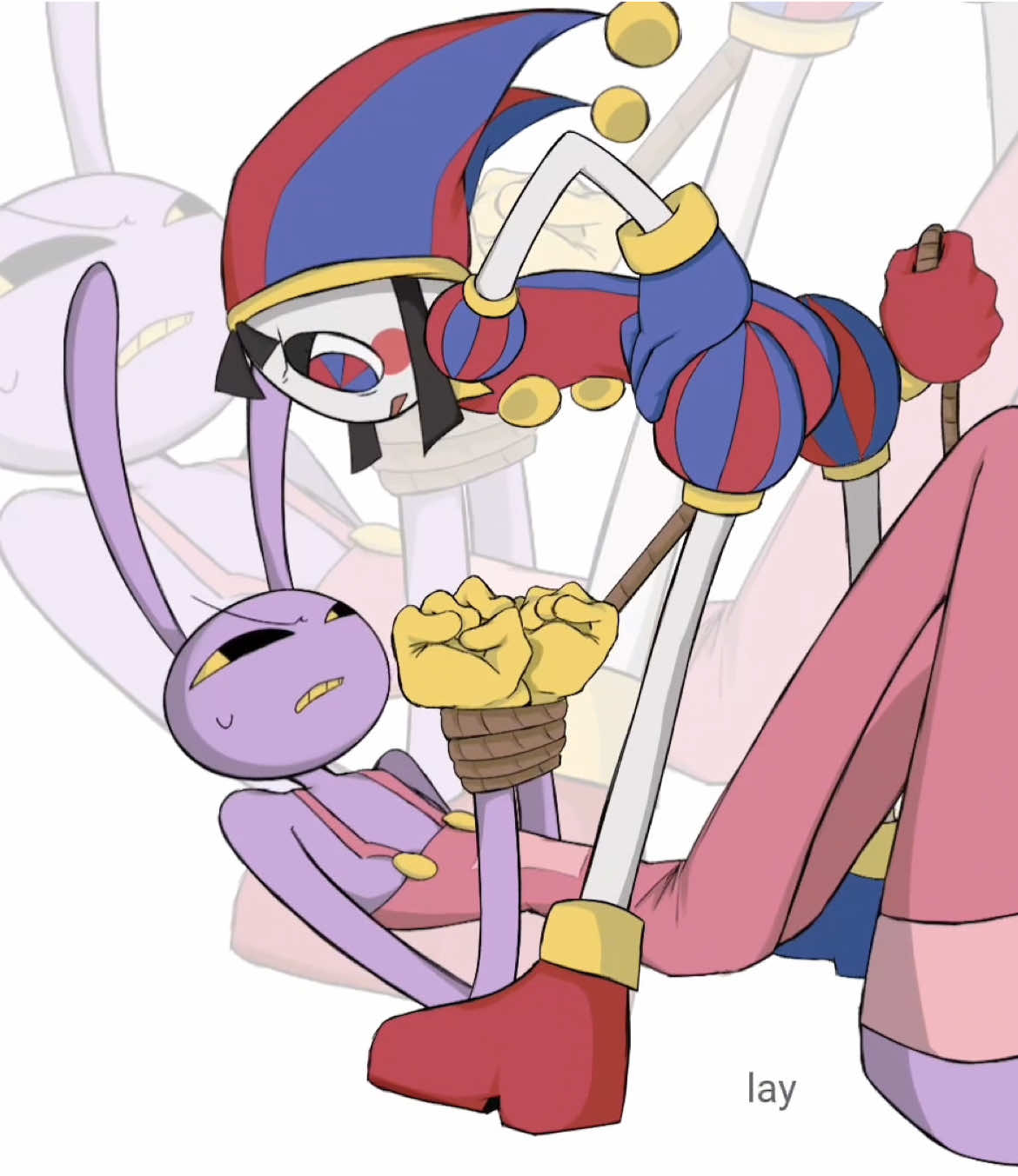 this took years off my life to make  #tadc #funnybunny #jax #pomni #theamazingdigitalcircus #digitalcircus #tadcjax #tadcpomni #ship #digitalart #fanart #animation #pomnixjax #help #gooseworx #artist #fypシ 