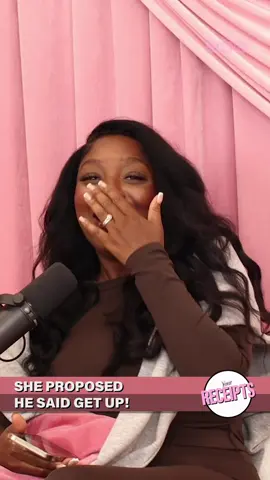 She had us in the first half im ngl … girl stand up! 😂 #TheReceiptsPodcast #Dating #Creatives #SheProposed 