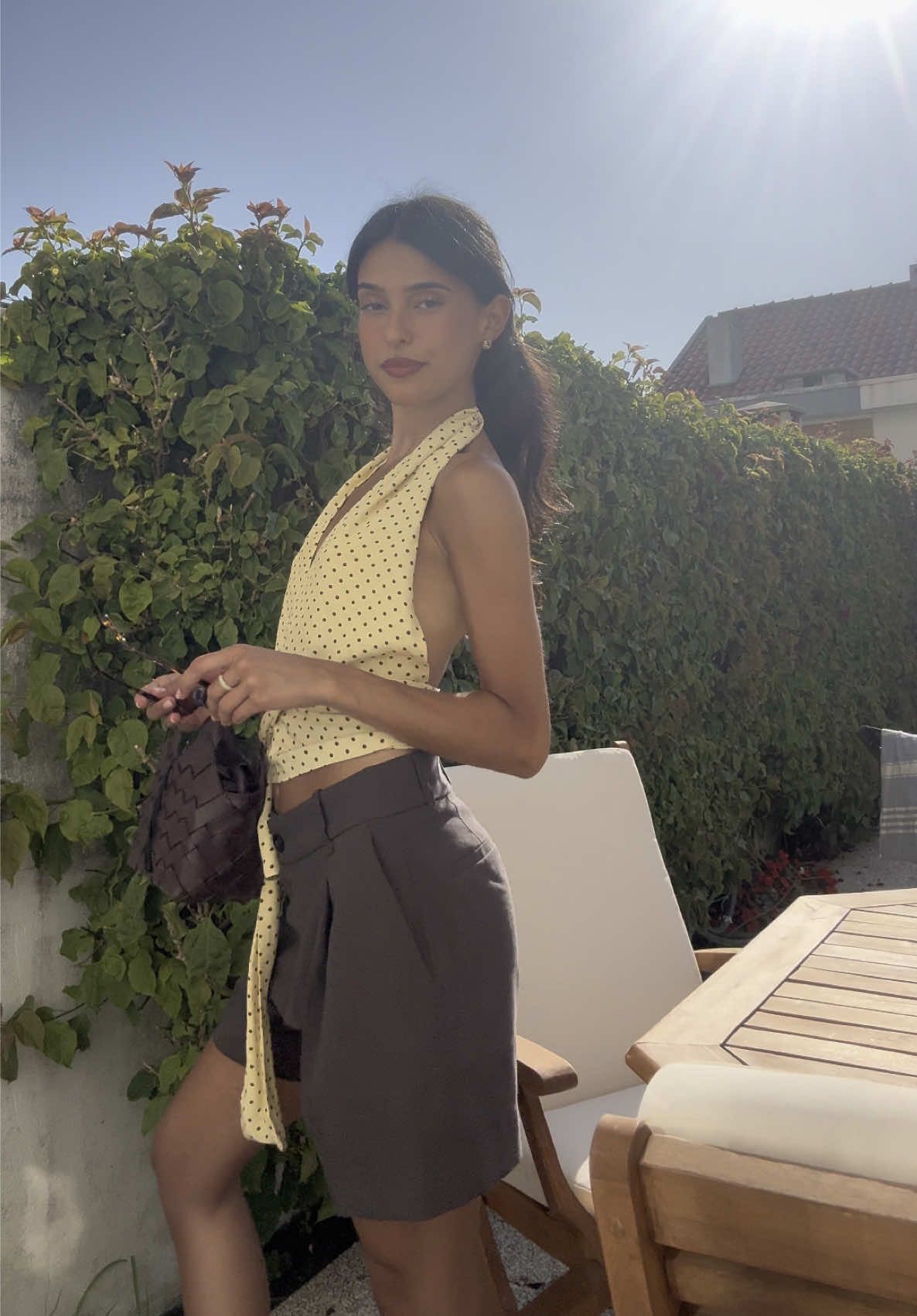 yellow + polka dots 🤭🧈🍨🥥 @With Jéan #polkadot #Summer inspo 