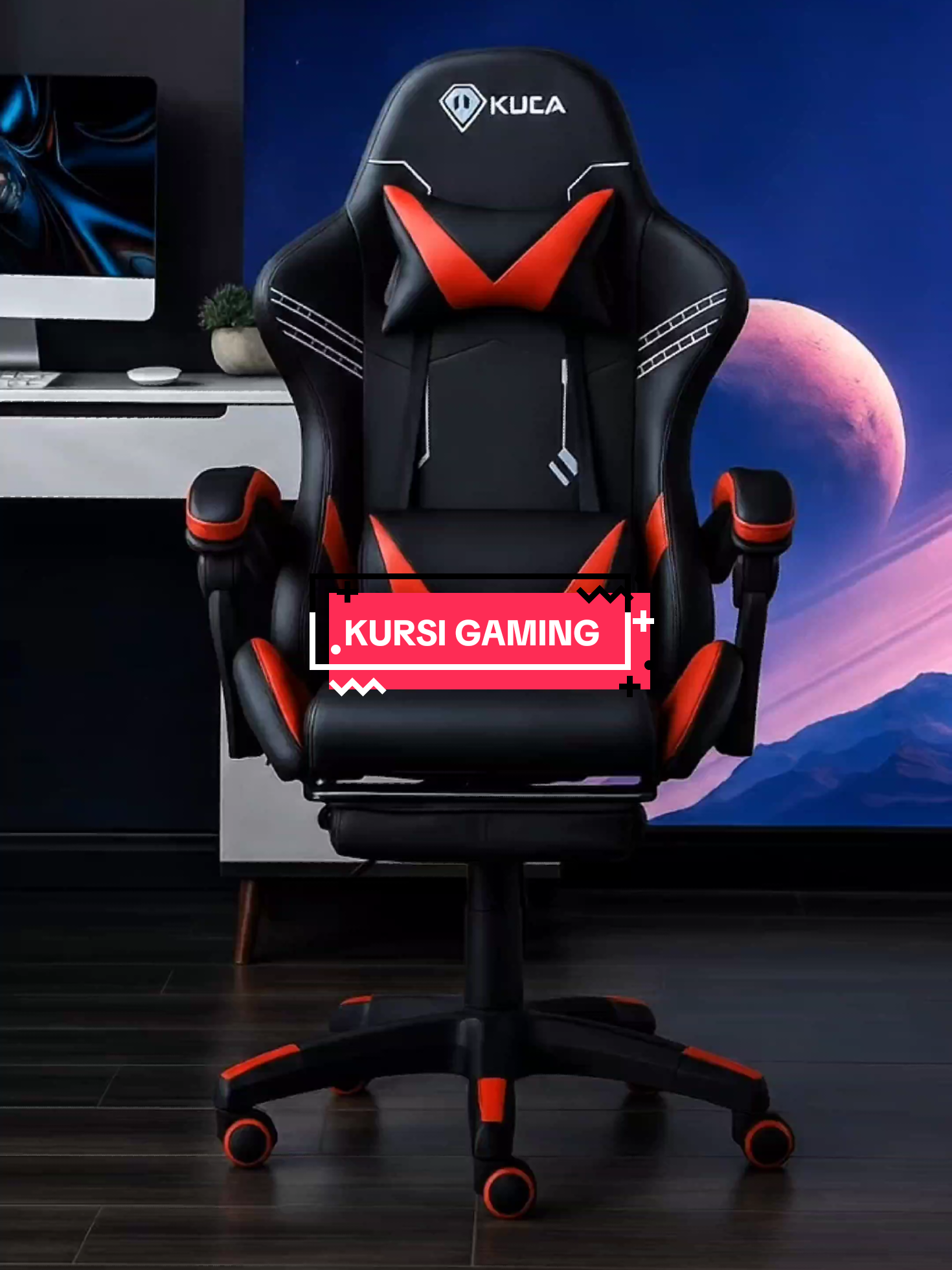 HANRIVER & KUCA Kursi Gaming M #fypシ #fypシ #foryoupage #kursigaming #kursikerja 