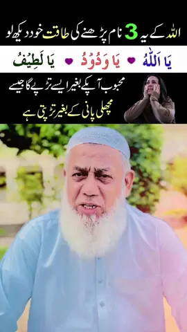 Mehbob ko tarpa dene wala amal #wazifa #wazifadua #wazifa_islaam_dua_bayan #fypシ゚viral #typ #foryoupage #tiktokviral @Ali_Hyderabadi ❤️ @Claire @MrBeast 