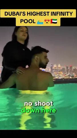 DUBAI'S HIGHEST INFINITY  POOL 🏊‍♂️😍🇦🇪 . #shaniisworld #samira #adeena #papabear #mamabear #dailylife #DailyRoutine #samirashani #Lifestyle #familyvlog #dubai🇦🇪 #dubaitrip #lifeinuk #uklifestyle #fun 