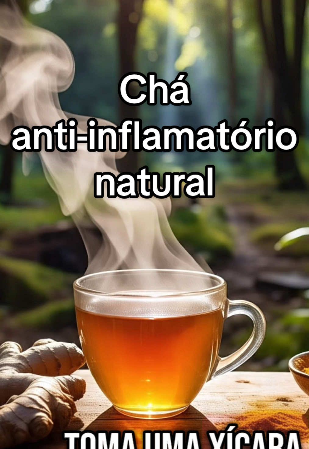 1 pedaço de gengibre 1 colherzinha de cúrcuma 1 pitada de pimenta-do-reino Meio limão espremido E se quiser, uma colher de mel no final Ferve a água com o gengibre e a cúrcuma por uns 5 minutinhos. Depois desliga o fogo, coloca o limão e a pimenta. Adoça com mel se quiser e pronto! Esse chá é poderoso: ele desinflama, melhora a digestão e ainda dá um up na imunidade. Toma uma xícara por dia e depois me conta! Salva esse vídeo pra não esquecer. . . #ocorposaudavel #cha #desincharbarriga #chaparadesinchar #receitacaseira #receitasnaturais #viral 