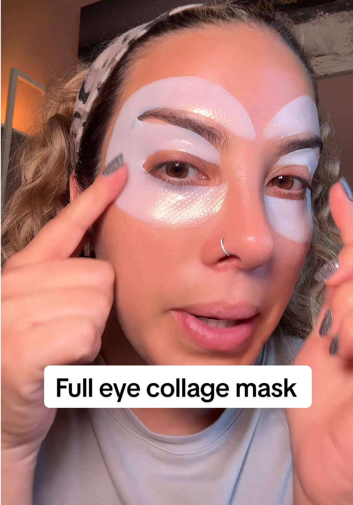 My favorite eye mask because it covers EVERY part of the eye #eyemask #eyemasks #fulleyemask #collageneyemask #collageneyepatches 