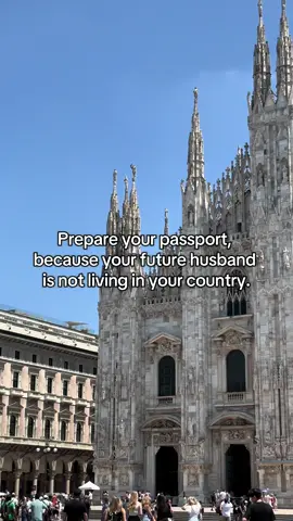 Let’s go sis🤍 #fyp #fy #quotes  #believe  #relatablecontent #travel #summervibes #italy #milano #spain #cathedral #duomodimilano 