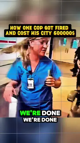 HOW ONE COP GOT FIRED AND COST HIS CITY 500000$ #Foryou #Viral #trending #Fyp #Moment