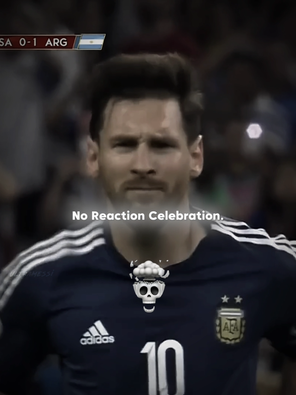 No Reaction celebration 🥶🔥 #messi #football #lionelmessi #haaland #henry #fyp 