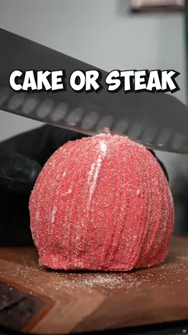 Cake or steak #asmr #satisfying #FoodTok