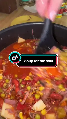 🥣 SOUP CHECK! What’s your all-time favorite soup? In my house, it’s hands down homemade beef vegetable soup — cozy, hearty, and always hits the spot. 💯 Check out this quick tutorial and drop I LOVE SOUP in the comments if you want the full recipe! Let’s make this the most wholesome corner of TikTok. 🍲💛 #SoupTok #HomemadeSoup #CozyEats #soupseason #RecipeShare #FoodieTikTok #BeefVeggieSoup #yummyfood #cookwithme #CapCut #creatorsearchinsights     #CapCut 