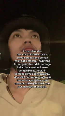 banyak orang yang pernah ku sakiti dan aku harus minta maaf