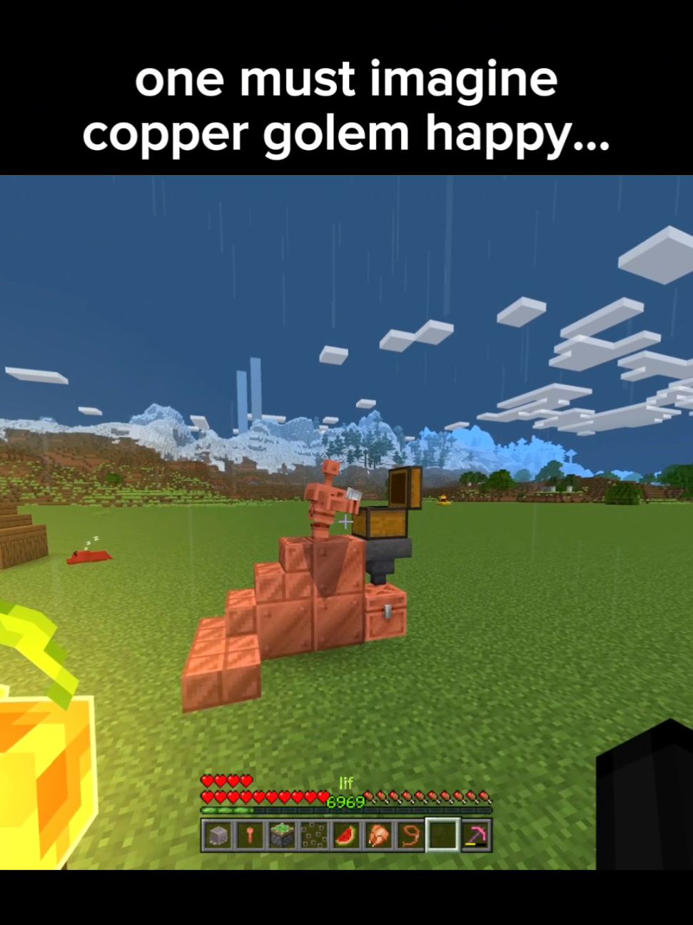 poor little one.. 😔 #Minecraft #minecraftmemes #minecraftclips
