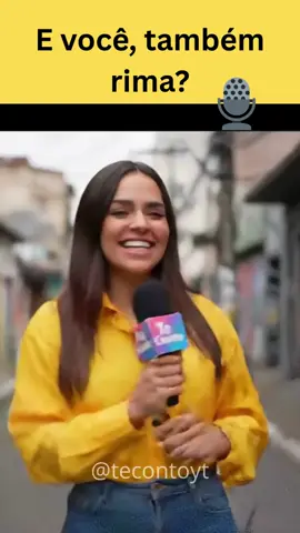 Ela responde com rima — direto da quebrada 🎤🔥 | Te Conto Em uma esquina comum da quebrada, a jornalista Lurdes mostra que também tem flow. #TeConto   #RimaDeQuebrada   #LurdesNaRua   #BrasilReal   #FlowNaEntrevista   #EntrevistaDeRua   #VozDaQuebrada   #CulturaUrbana   #MicrofoneNaMão   #SabedoriaDeRua   #EstiloEConteúdo   #DocumentárioBR   #RipRop  #Estilo  #Quebrada  #rimas  #Ritimo  #rap  #viral #fyp #trending #Lifestyle #motivation