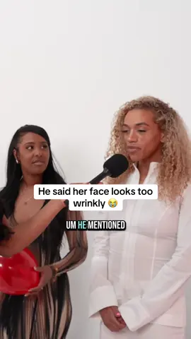 He said her face is wrinkly 😮‍💨 #poptheballoon #poptheballoonchallenge #poptheballoonorfindlove #show #singlegirl #fyp #foryou 