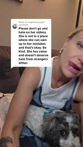 Replying to @singlemomsaga Don't defend me by hating on her. Please. Be kind. 