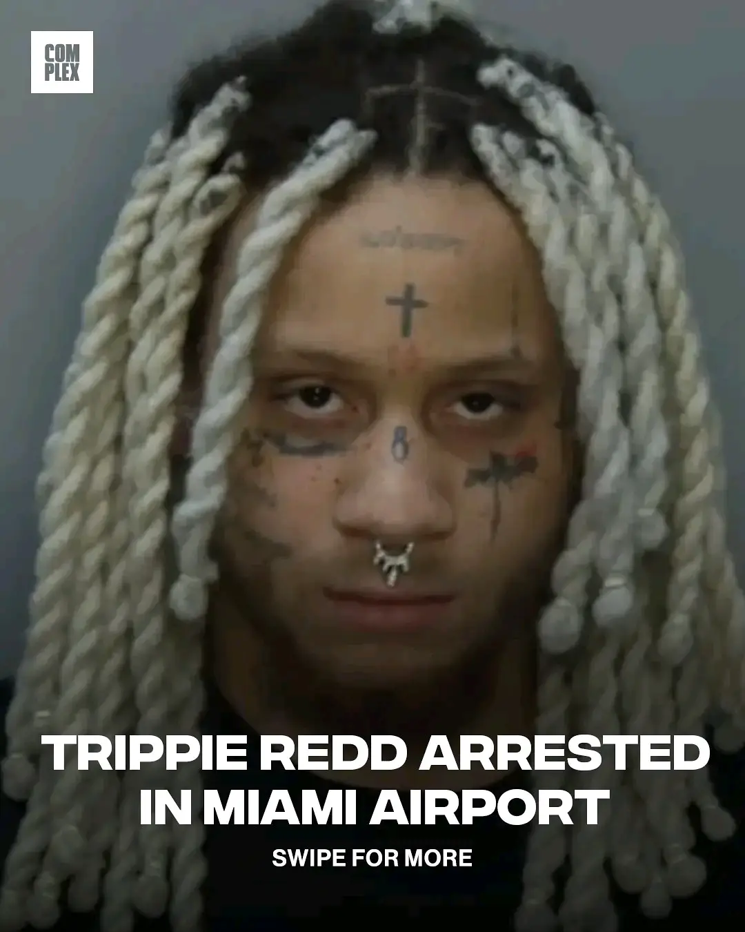 Trippie Redd arrested at #Miami Miami Airport over 2023 warrant while boarding flight to #france France