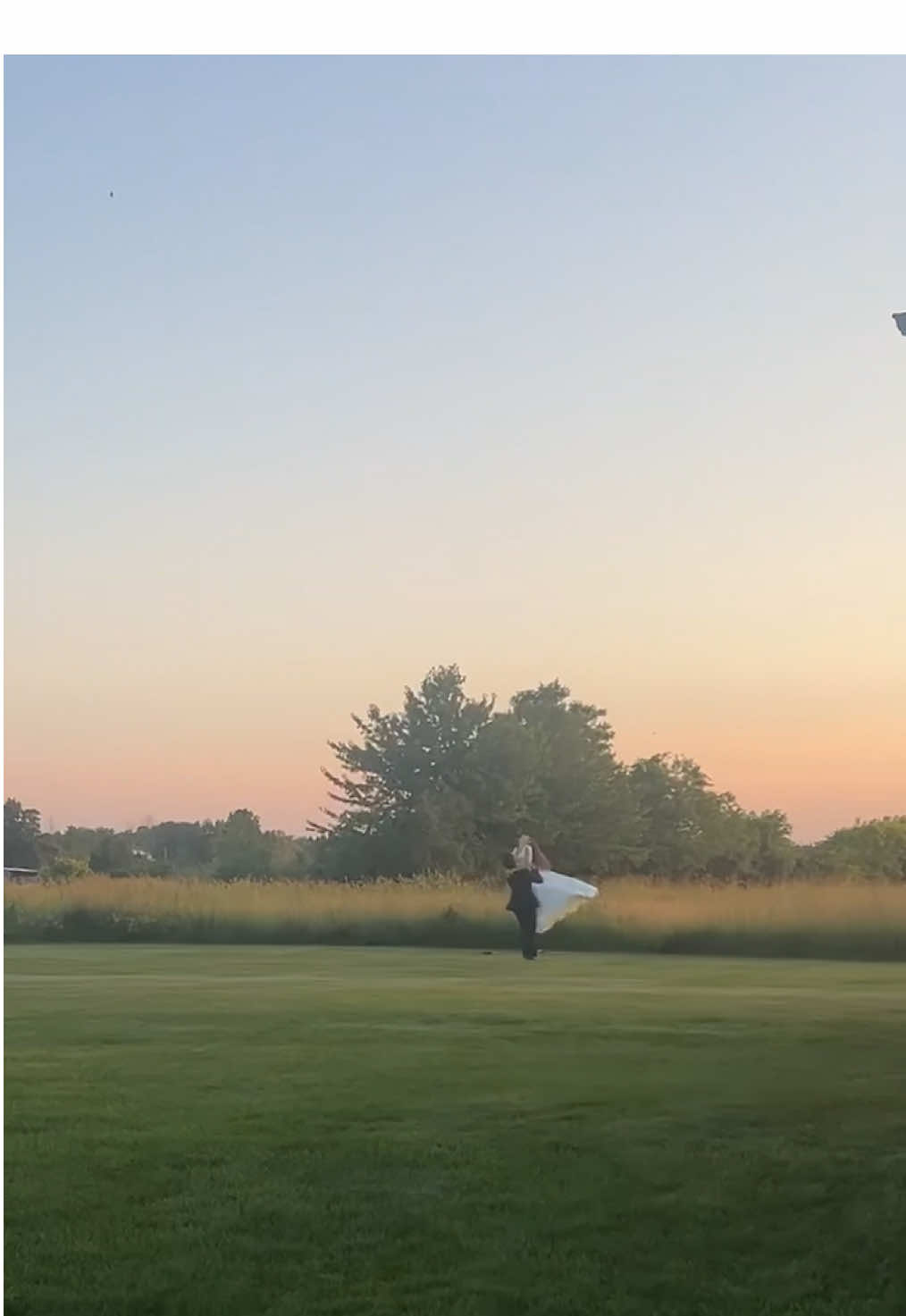 oh to be twirling around in a field on your wedding day 💗 im so lucky  #2025bride #2025wedding #weddingtiktok #wedding #fyp 