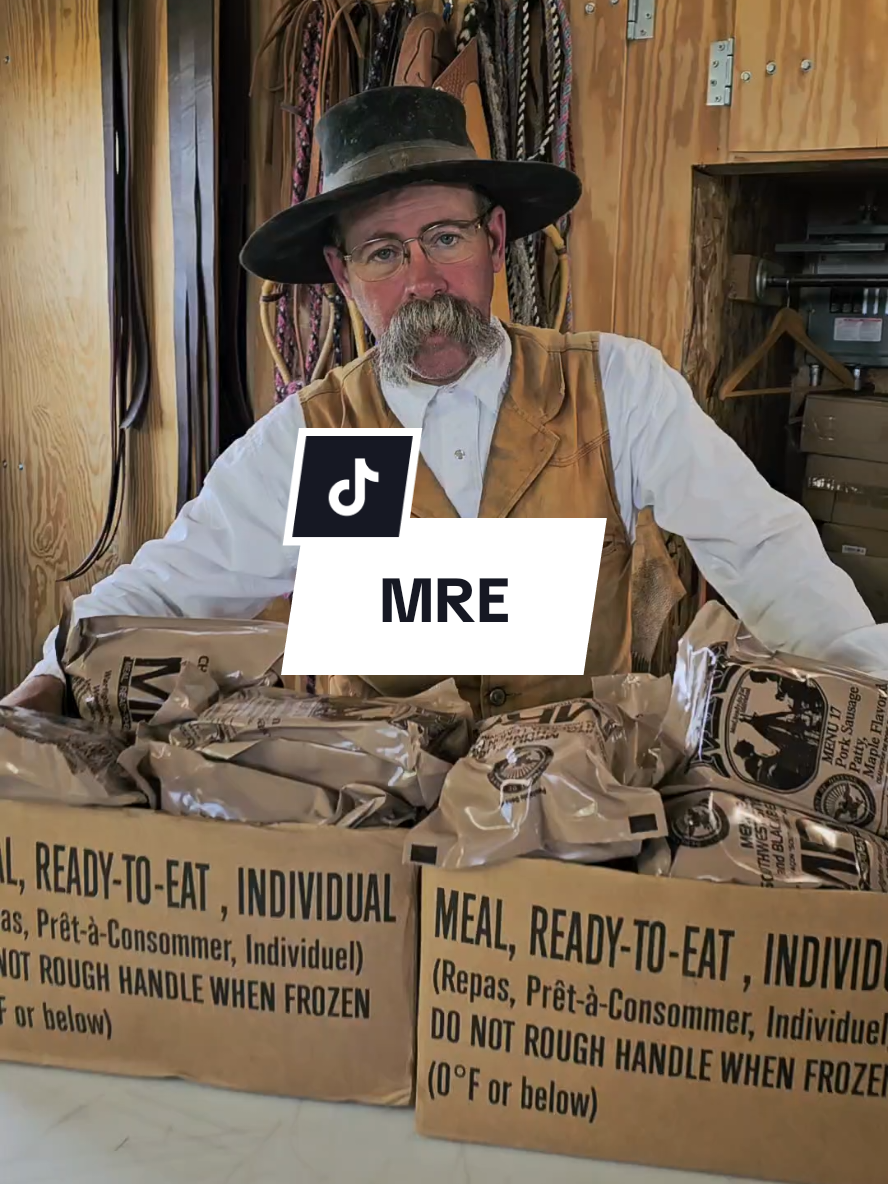 MRE , meal ready to eat.For those that have eaten them because they served our country, thank you. For the rest of us, they're something to have on hand in case of emergencies.  MRE's are something you don't  think about until you need them. #prepper #emergencyfood #food #preparedness #camping #Hiking #campingessentials #hunting #Outdoors #tiktokshop #tiktokmademebuyit 