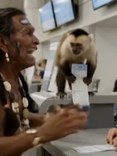 indio del amazonas en aeropuerto #avicanca #colombia #amazonas #indio #indios #colombia #amazonas