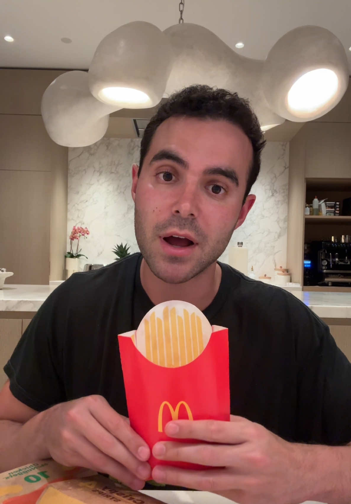 I finished all of it fyi @McDonald’s 